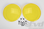 Headlight Cover Set with Holder 911 / 964 - Yellow