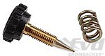 Adjusting screw with spring 356 B/ C/ 912 for carburetor idle speed, for Solex 40 PII-4 and 44 PII-4