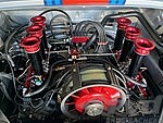 Einzeldrosselklappenanlage 911 SC/Carrera 78-89 - Aluminium gefräst - Schwarz