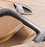 Door Pull Handle Set (2 pieces for Drivers and Passengers Seat) - Carbon Fiber - 991/981/718
