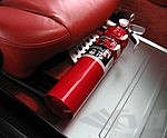 Fire Extinguisher Mount Black - 996 / 986 Boxster
