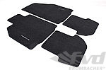 Floor Mat Set 997.1 / 997.2 - Genuine - Black - Logo - Left Hand Drive - No Bose Sound System