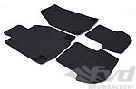 Floor Mat Set 997.1 / 997.2 - Genuine - Black - Logo - Left Hand Drive - No Bose Sound System