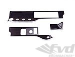 Carbon Dash Set 964 / 993 - Left Hand Drive - Carbon Overlay -Cars With AB-with closed radio panel