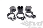 Cap Hardware Kit 911 F Model for Part # 170 025 002 - Includes 3 Caps and 3 Clamps