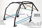 Heigo Roll Cage 993 Coupe - Without Sunroof - Steel - Weld-In - X Diagonal + Harness + 2 Door + Dash