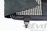 Tool bag "Pepita pattern black/white" - Black Leather - without tools