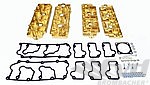 Complete Upper and Lower Valve Cover Set 964 - GOLD - 40 Years FVD Anniversary Edition