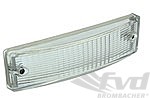 Turn signal lens - clear - front - side - 911 74-83 / 930 Turbo 75-77