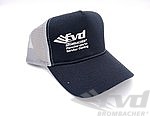 FVD cap - Black/ Grey mash rear - Grey stiching - Logo front