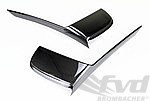 TechArt Front Bumper Air Blade Insert Set 991.2 GT3 / GT3 RS - Visible Carbon - Glossy Finish