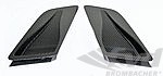 TechArt Front Hood NACA Duct Set 991.2 GT2 RS / 991.2 GT3 RS - Visible Carbon - Glossy Finish