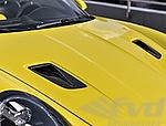 TechArt Front Hood NACA Duct Set 991.2 GT2 RS / 991.2 GT3 RS - Visible Carbon - Glossy Finish