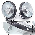 Jeu de phares AV à  LED  (2pc) noir