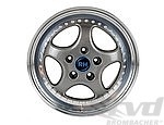 Wheel - RH - Speedline Style - 8 x 18 ET 52 - 3 Piece - Anthracite