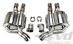 Valved Sport Muffler Set Panamera 971.1 GTS / Turbo / TurboS - Super Sound Plus - 4.0LV8