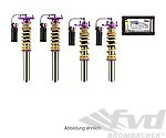 KW Coilover Suspension Kit "Racing" Variant 4 (spring rate: 120-140 + 3-60-80) - 718 GT4 RS