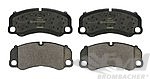 Brake pads set front 17" System - Caliper Red/ Black - 992/ 992 Turbo