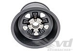 Fuchs Replica Wheel - 11 x 15 ET27 - Classic - Satin Black + Machined Lip - TÜV Approved