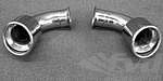 Exhaust Tips, Slight Oval (90mm) Polished Stainless Steel GT3 99-01