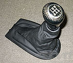 Shift Knob with Boot 986 2.5 L  1997-99 - Carbon / Black Leather - 5 Speed Manual Transmission