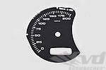 gauge face   mph    black 996/Turbo/GT2/GT3   with BC