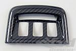 Center Console Upper Switch Cover 964 / 993 - Carbon Overlay